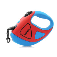 HKM-1005117 Automatic Retractable Dog Leash with LED Light and Anti-Slip Handle, 3m/5m Durable Braid Pet Supply