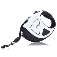 HKM-1005117 Automatic Retractable Dog Leash with LED Light and Anti-Slip Handle, 3m/5m Durable Braid Pet Supply