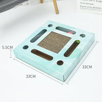 HKM-1005501 Large Cat Scratching Board in Corrugated Paper - Rectangle, Square, and Round Styles