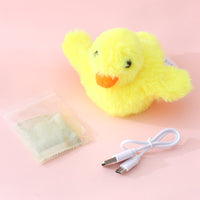 HKM-1006141 Automatic Gravity Duck Electric Cat Toy with Sound and Vibration - Rechargeable with Catnip