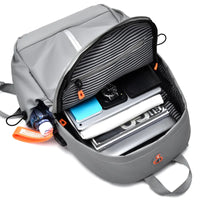 HKM-100627 17 Inch Casual Laptop Backpack for Students and Professionals – Large Capacity Unisex Sports Polyester Bag