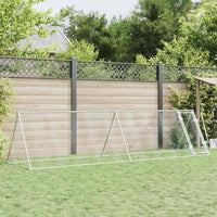HKM-1006909 Spacious Silver Galvanized Chicken Coop for Hens and Small Animals 200x105x91 cm
