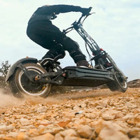 HKM-100755 HEZZO F9 Dual Motor 60V 40Ah Electric Fat Tire Scooter, 80-100km Range, 90km/h Max Speed, Foldable, Hydraulic Brakes