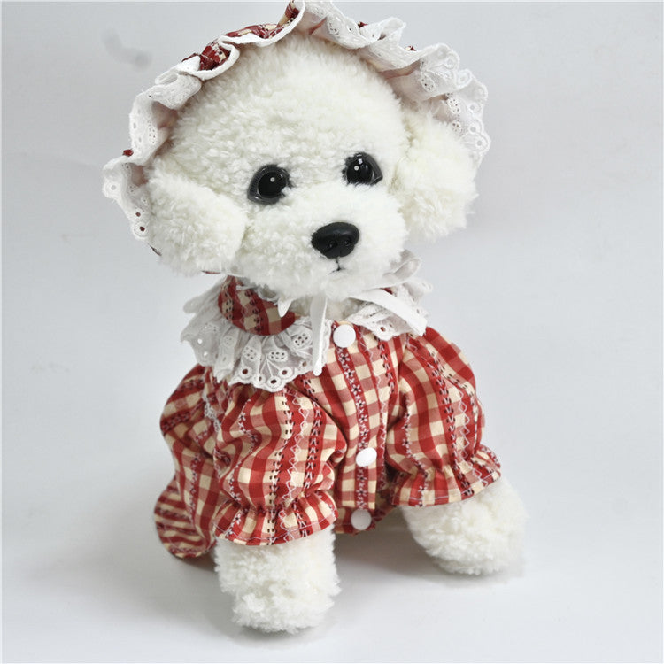 HKM-1007677 Classic Red Pet Shirt for Dogs and Cats - Comfortable Cloth Clothing in Various Sizes
