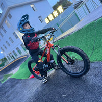 HKM-100819 Electric Balance Bike for Kids 20 Inch 36V 800W with Pedal, Aluminum Frame, Hydraulic Brake, 3 Speeds, Range 12-17km