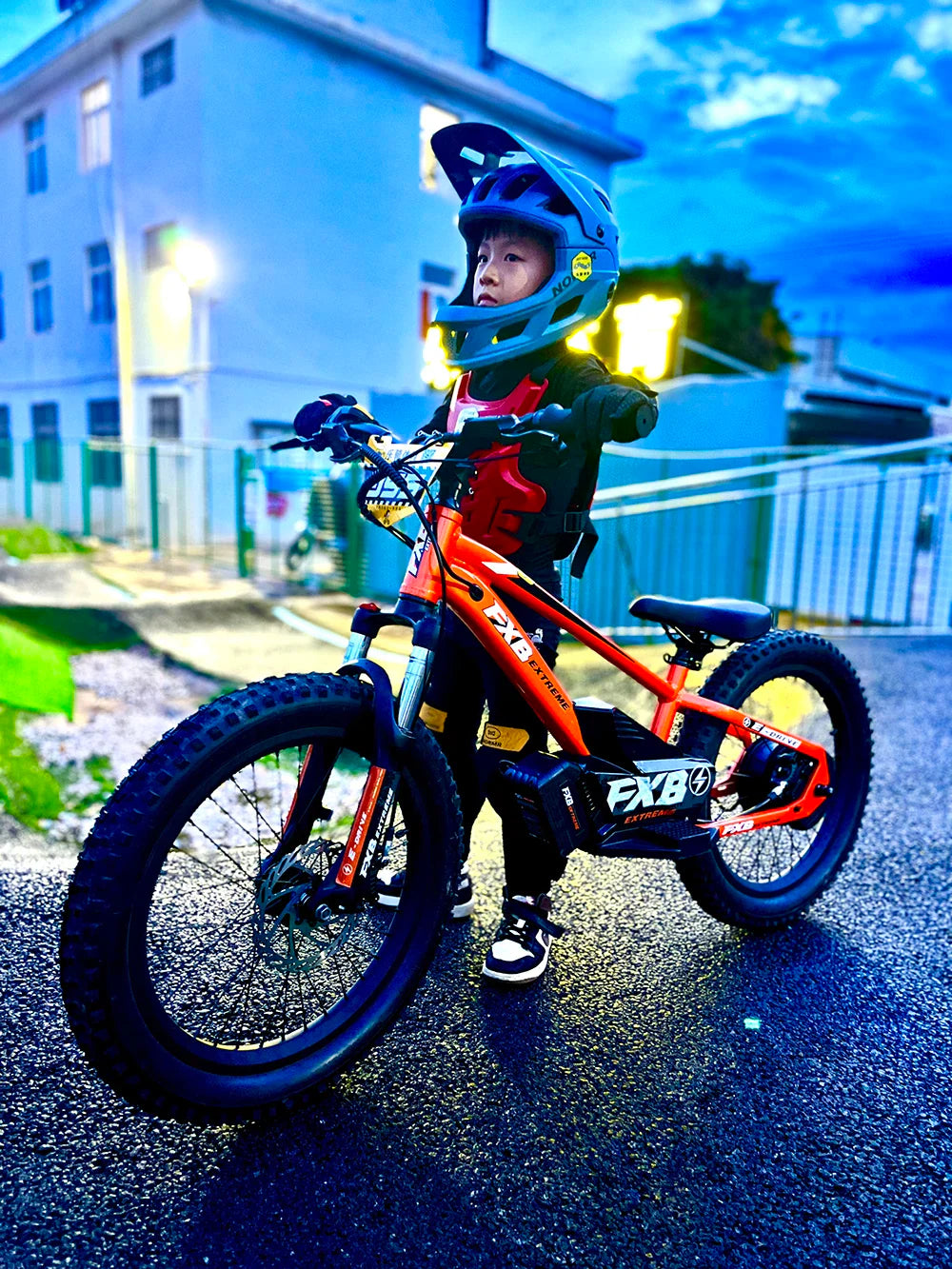 HKM-100819 Electric Balance Bike for Kids 20 Inch 36V 800W with Pedal, Aluminum Frame, Hydraulic Brake, 3 Speeds, Range 12-17km