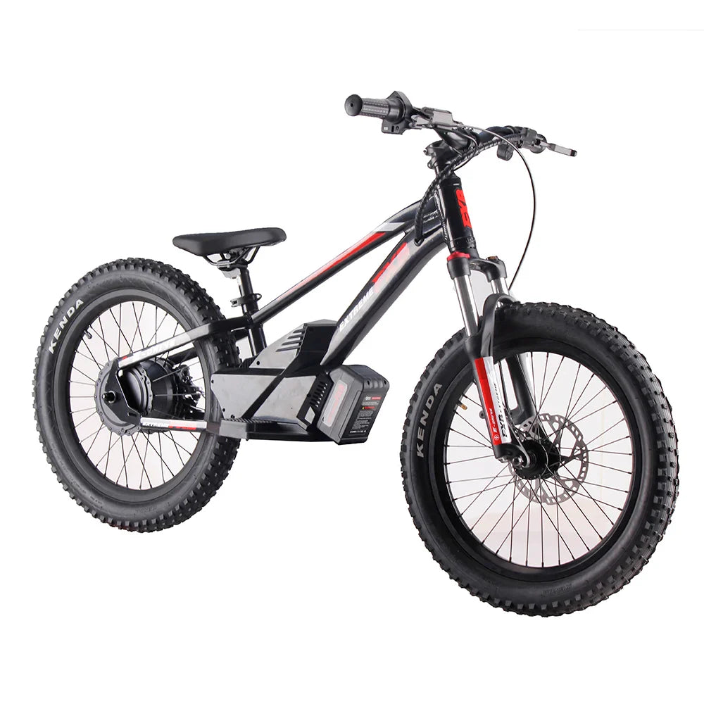 HKM-100819 Electric Balance Bike for Kids 20 Inch 36V 800W with Pedal, Aluminum Frame, Hydraulic Brake, 3 Speeds, Range 12-17km
