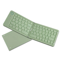 HKM-100819 Folding Bluetooth Keyboard for Tablets and Phones, Ultra Thin Design, Compatible with iPad and More