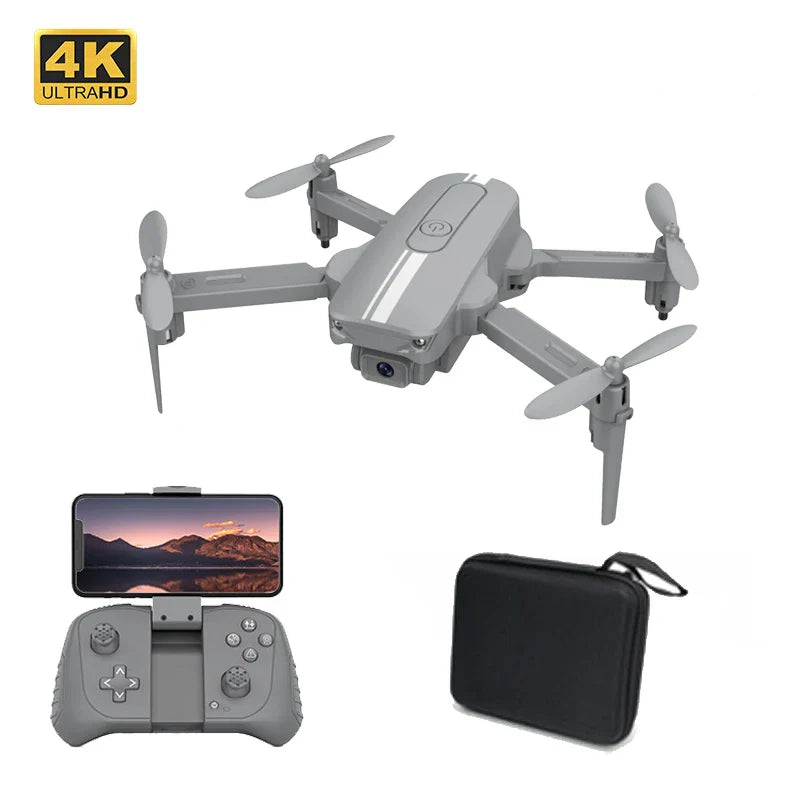 HKM-100819 Mini Foldable 4K HD Camera RC Drone with Altitude Hold and Wi-Fi Remote Control