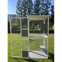 HKM-1008957 Large Indoor Outdoor Cat Climbing Frame with Cozy Sleeping Area