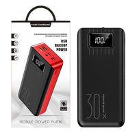 HKM-100947 High-Capacity 30000mAh Power Bank with Digital Display and LED Light