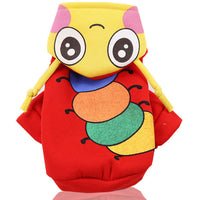 HKM-1009725 Cartoon Pet Coat for Small to Medium Dogs - Owl, Dinosaur, Duck, Tiger, Caterpillar Designs