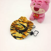 HKM-1010109 Leopard Print Cat Hat for All Seasons ¨C Stylish Denim Decoration