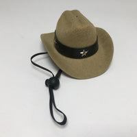 HKM-1010109 Leopard Print Cat Hat for All Seasons ¨C Stylish Denim Decoration