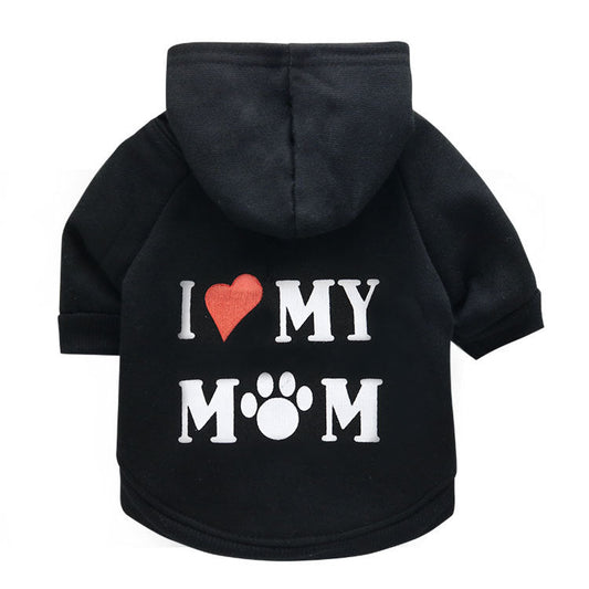 HKM-1010365 Fleece Printed Pet Sweater for Dogs - Casual Style, Multiple Colors & Sizes Available