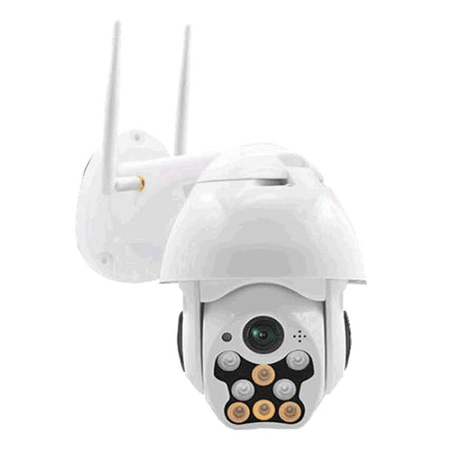 HKM-101075 1080P Wireless Outdoor Dome Camera with 360-Degree Panoramic View and Motion Detection