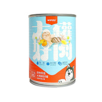 HKM-1011133 Naughty Dog Canned Beef and Chicken Wet Food - 375g Jar with Meaty Varieties and Nutritious Ingredients