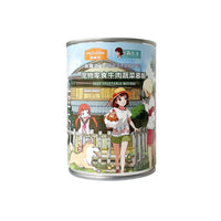 HKM-1011133 Naughty Dog Canned Beef and Chicken Wet Food - 375g Jar with Meaty Varieties and Nutritious Ingredients