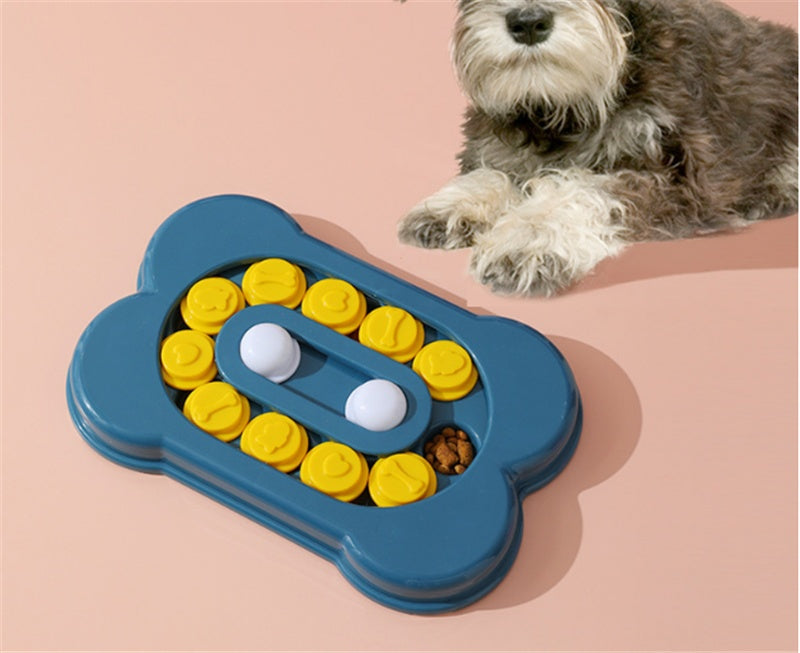 HKM-1011901 Interactive Pet Puzzle Feeding Toy for Dogs - Engaging Educational Activity, Available in Blue, Pink, Green