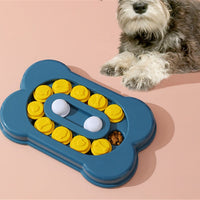 HKM-1011901 Interactive Pet Puzzle Feeding Toy for Dogs - Engaging Educational Activity, Available in Blue, Pink, Green