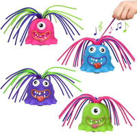 HKM-101203 Screaming Hair Pulling Monster Toy for Ages 2 and Up - Funny Halloween Fidget Fun