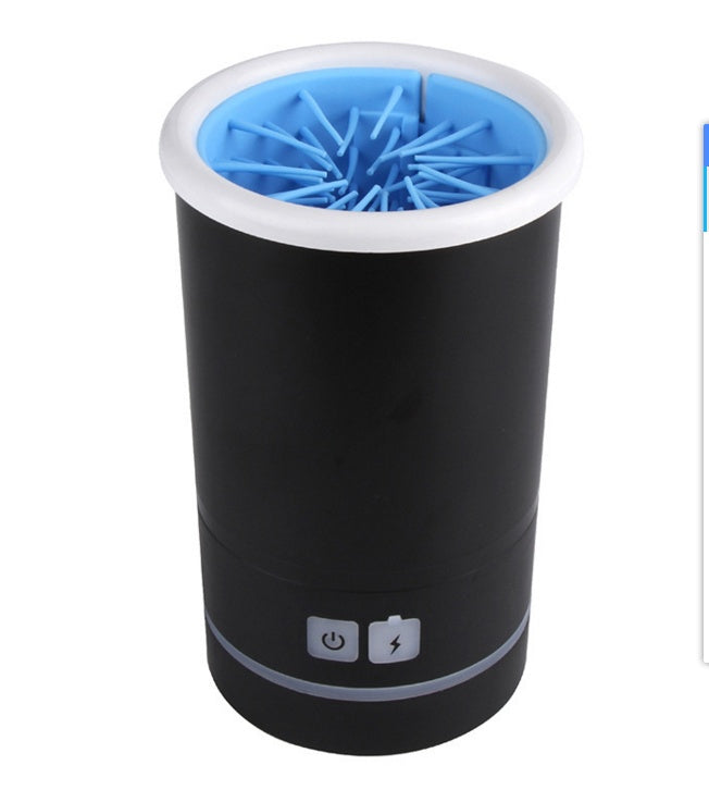 HKM-1012925 USB Portable Paw Washing Cup with Soft Silicone Brush and Long Battery Life - Multiple Colors Available