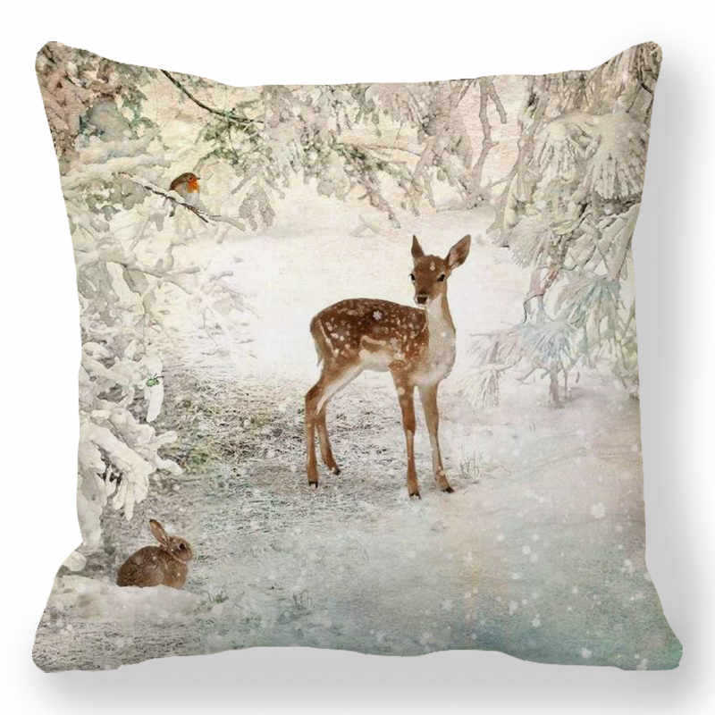 HKM-101459 Encrypted Peach Skin Pillowcase with Floral Design - 45x45cm
