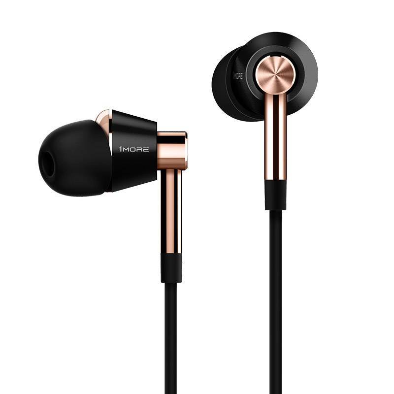 HKM-101459 Ring Iron In-Ear Wired Headset for Android & iOS - HIFI Sound, Metal Material, Straight Plug