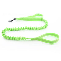 HKM-1014845 Reflective Nylon Retractable Dog Leash with Elastic Hand Grip - Multiple Colors Available