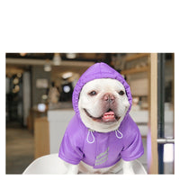 HKM-1015229 Cozy Purple Winter Dog Cotton Clothes for Warmth and Style