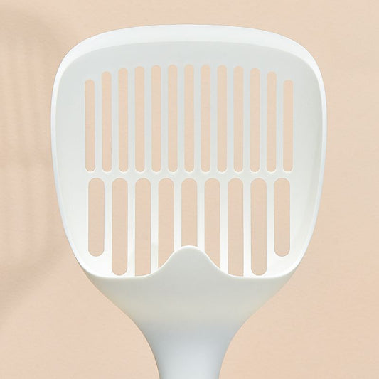 HKM-1016509 Self-Cleaning Cat Litter Scoop with Base - Durable Plastic Shovel for Efficient Pet Litter Maintenance
