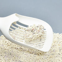 HKM-1016509 Self-Cleaning Cat Litter Scoop with Base - Durable Plastic Shovel for Efficient Pet Litter Maintenance