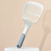 HKM-1016509 Self-Cleaning Cat Litter Scoop with Base - Durable Plastic Shovel for Efficient Pet Litter Maintenance