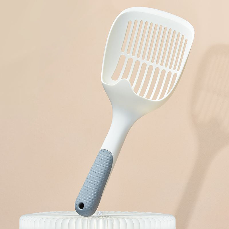 HKM-1016509 Self-Cleaning Cat Litter Scoop with Base - Durable Plastic Shovel for Efficient Pet Litter Maintenance