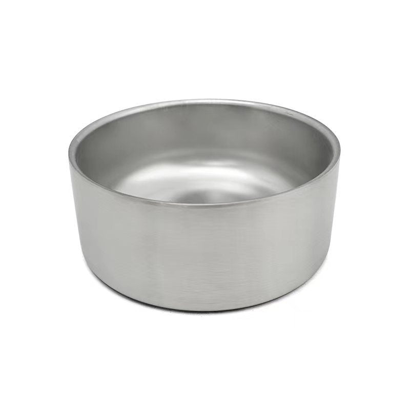 HKM-1017021 Double-Layer 304 Stainless Steel Pet Bowl in Multiple Colors for Cats