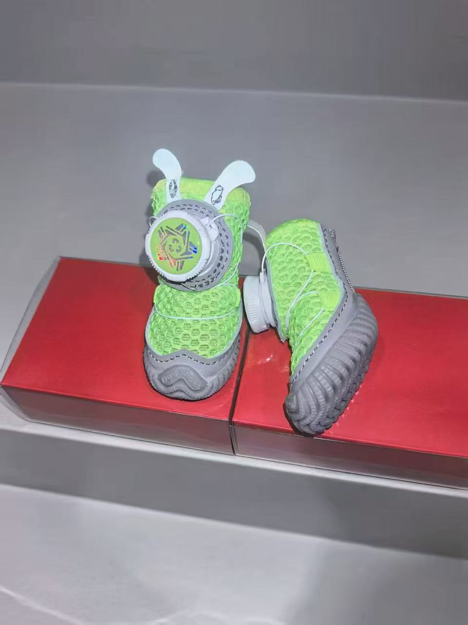HKM-1017661 Breathable Mesh Pet Shoes for Small Dogs with Rotating Button - Multiple Colors Available