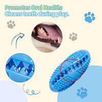 HKM-1018301 Interactive Puzzle Food Dispensing Ball for Dogs - Bite-Resistant Rubber Toy for Dental Health & Boredom Relief