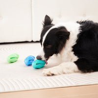HKM-1018301 Interactive Puzzle Food Dispensing Ball for Dogs - Bite-Resistant Rubber Toy for Dental Health & Boredom Relief