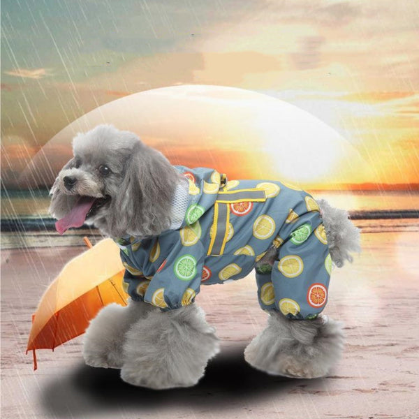HKM-1018429 Reflective Dog Raincoat for All Seasons - Available in Multiple Colors and Sizes