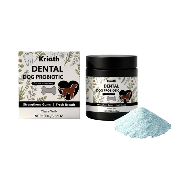 HKM-1018685 Dental Care Powder Supplement for Dogs with Organic Turkey Tail & Ganoderma Lucidum