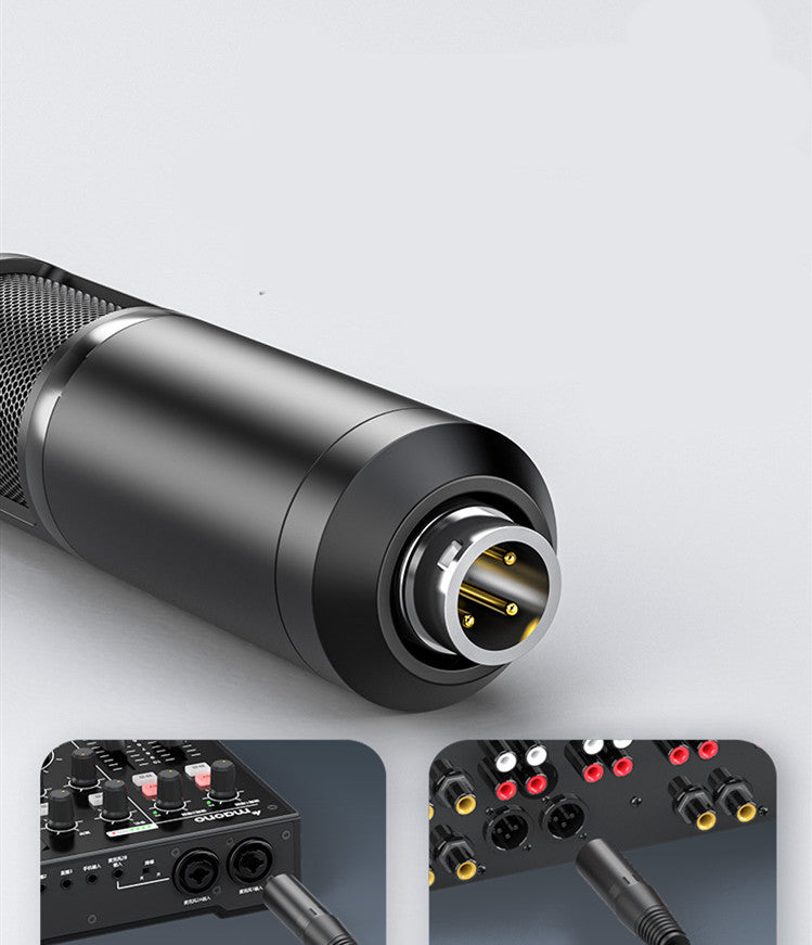 HKM-101907 Professional Live Microphone Set with Heart Directionality and 16mm Large Pickup - Model PM320
