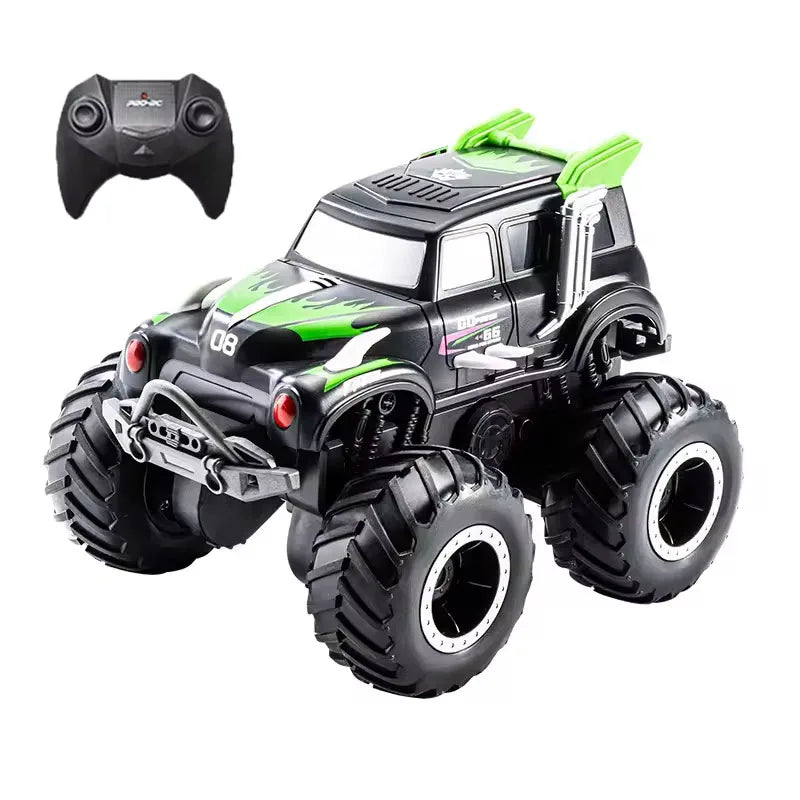 HKM-101971 Amphibious All Terrain Remote Control Stunt Car for Kids, 2.4G Off-Road Vehicle