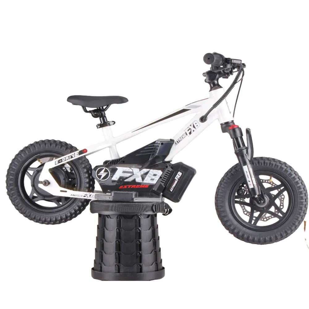 HKM-101971 Kids 12-Inch Electric Balance Bike with 3 Speed Options, Aluminum Alloy Frame, and 36V Lithium Battery