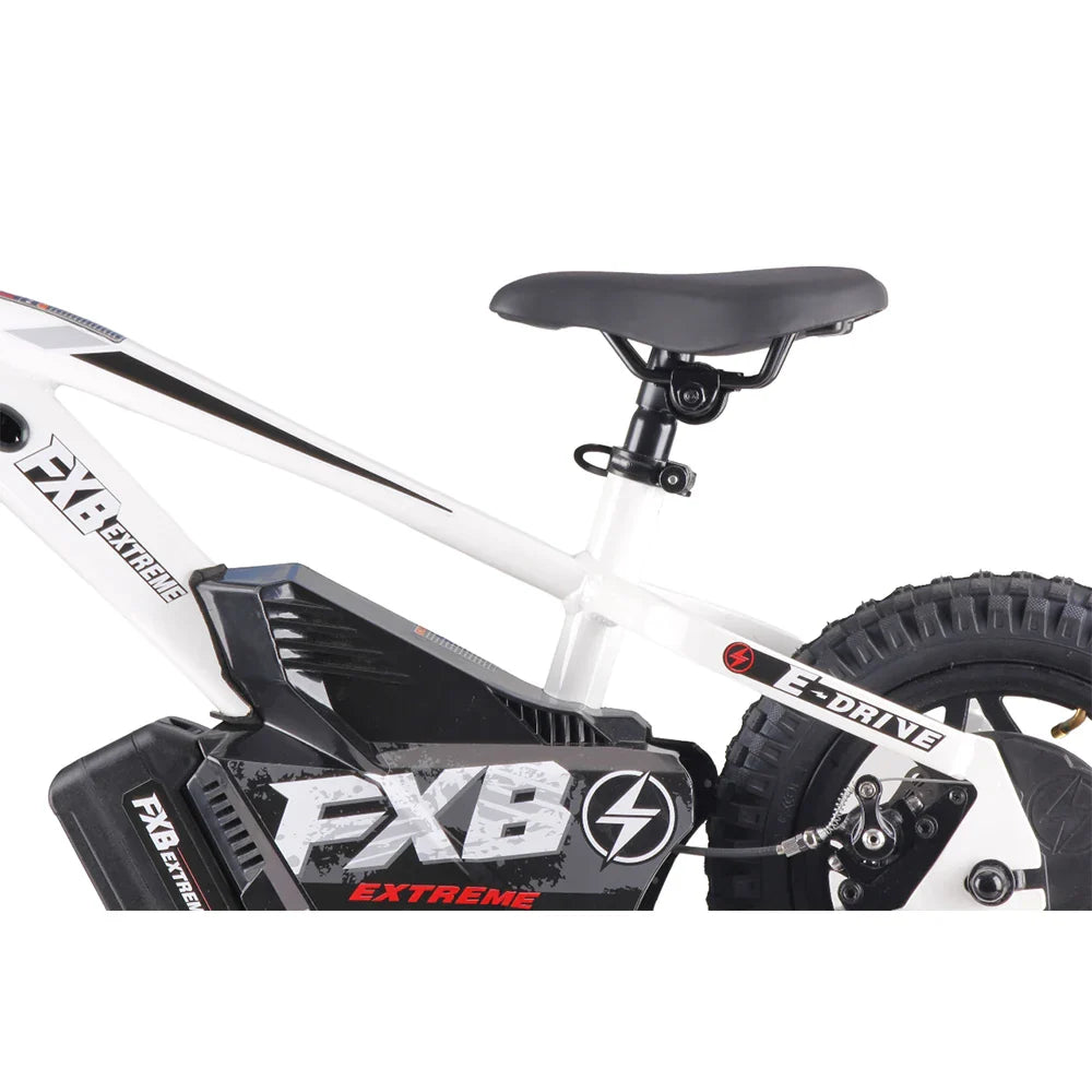 HKM-101971 Kids 12-Inch Electric Balance Bike with 3 Speed Options, Aluminum Alloy Frame, and 36V Lithium Battery