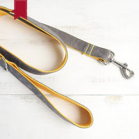 HKM-1020605 Durable Grey Polyester Fiber Dog Leash for Comfortable Control