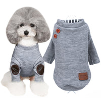 HKM-1021373 Casual Pullover Sweater for Small Dogs and Cats - Two-Legged Design