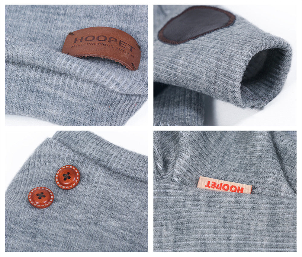 HKM-1021373 Casual Pullover Sweater for Small Dogs and Cats - Two-Legged Design