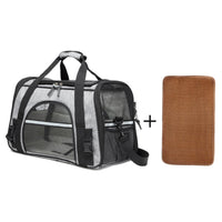 HKM-1023037 Portable Foldable Dog and Cat Backpack with Large Capacity and Optional Blanket or Mat