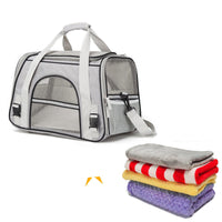 HKM-1023037 Portable Foldable Dog and Cat Backpack with Large Capacity and Optional Blanket or Mat
