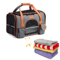 HKM-1023037 Portable Foldable Dog and Cat Backpack with Large Capacity and Optional Blanket or Mat
